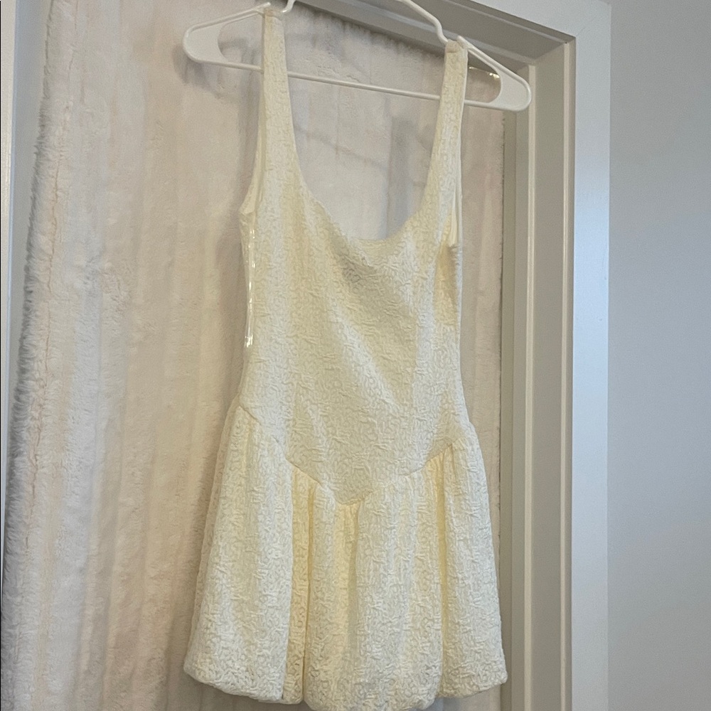 Windsor Cream Textured Romper